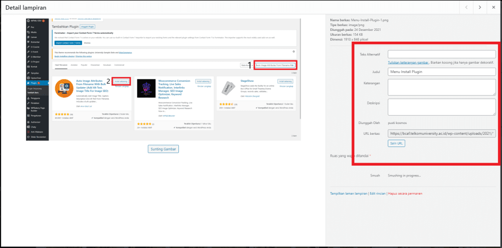Sebelum Memakai Plugin