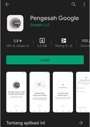 3 Download dan Install Google Auhtenticator